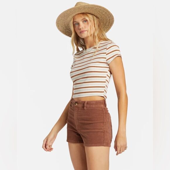 Billabong Free Fall Corduroy Shorts - Toasted Coconut - Picture 3 of 5